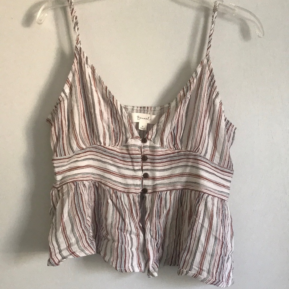 Striped crop top